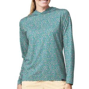 NWT Patagonia W's Capilene Cool Daily Hoody- Sea Texture/ Subtidal Blue